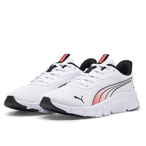 Puma Men White Sneakers with Pink Highlights